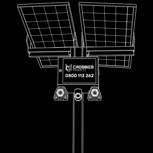 Gen-2 Solar CCTV Tower