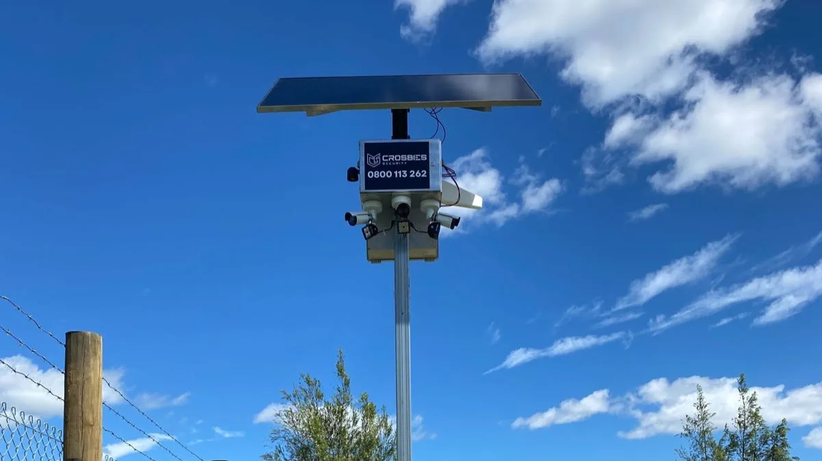 Commercial Solar-Powered Security Camera' to the image